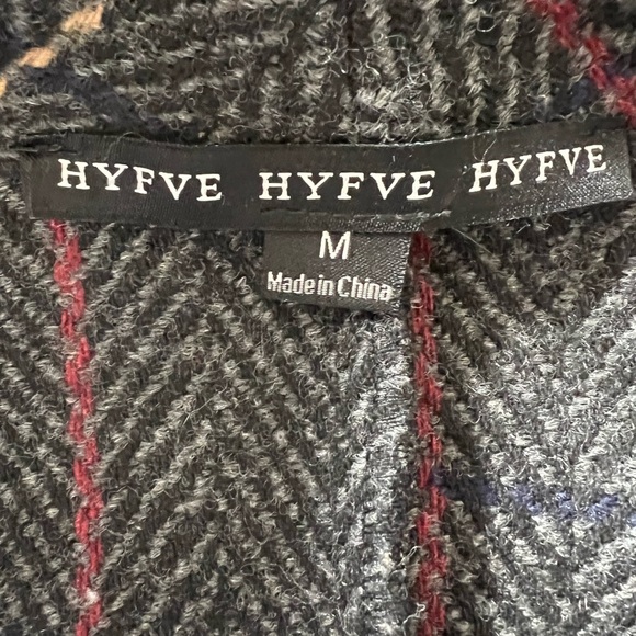 Hyfve size M open front tweed jacket free NWT belt included The Buckle - Picture 9 of 11